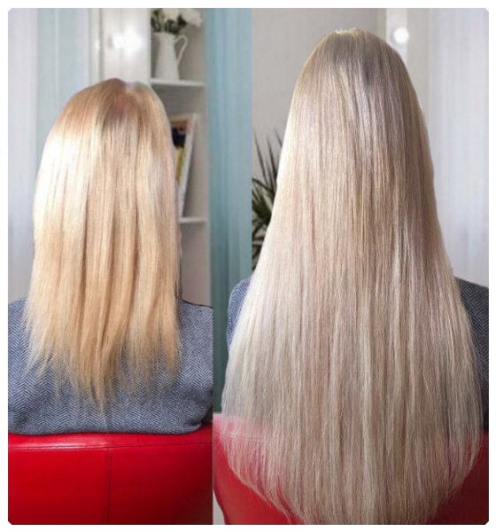 приклади робіт нарощування волосся